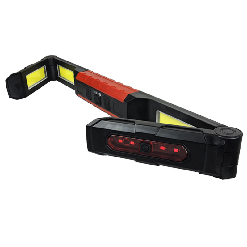 Lampă de lucru magnetică portabilă cu cârlig – LED 12W, baterie 2×2200mAh, rază până la 50 m, protecție la supraîncărcare