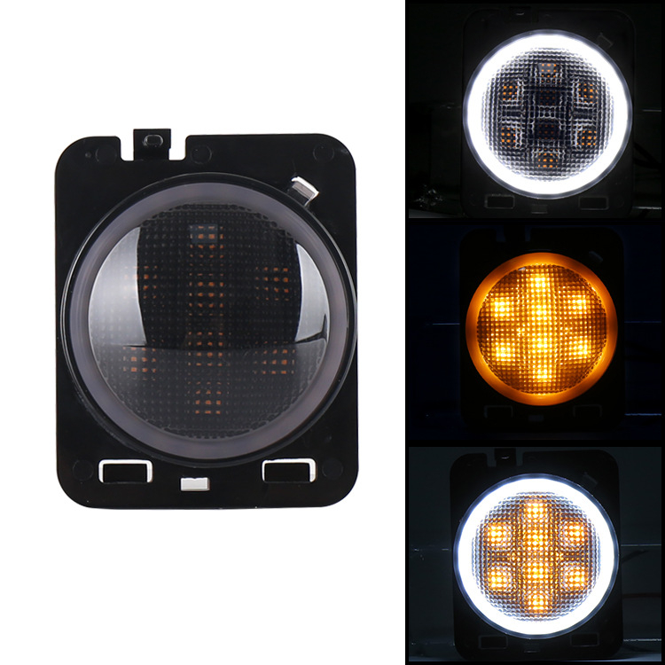 Wrangler LED svjetlo obrva kotača s Angel Eyes, 12V, 8W, 500 lm, 30000 h