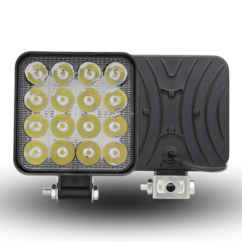 Mini kvadratna LED radna svjetiljka za automobile, 16 LED, vanjski reflektor za provjeru prednjih svjetala električnih vozila