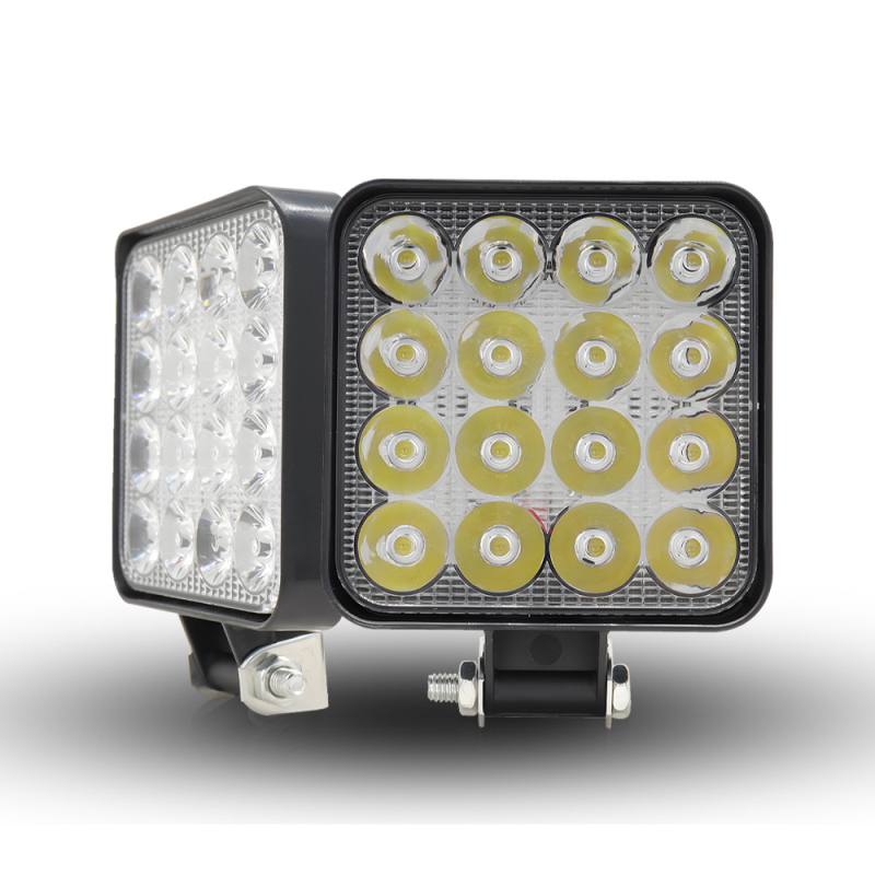 Mini kvadratna LED radna svjetiljka za automobile, 16 LED, vanjski reflektor za provjeru prednjih svjetala električnih vozila
