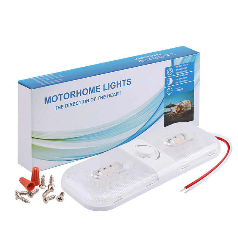 LED svjetlo za čitanje u kabini RV-a i kamiona – mekana svjetlost, kampersko osvjetljenje, model FC01, 12–24V, 10W