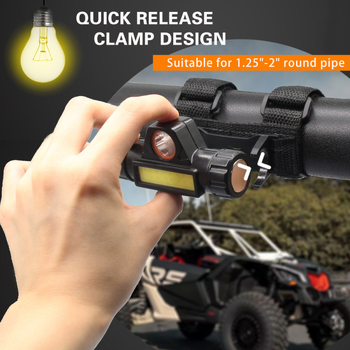 LED univerzalno osvjetljenje s USB punjenjem, vodootporno, za ATV/UTV, model T-S008, 5W, 12V, trajanje 8–12 h