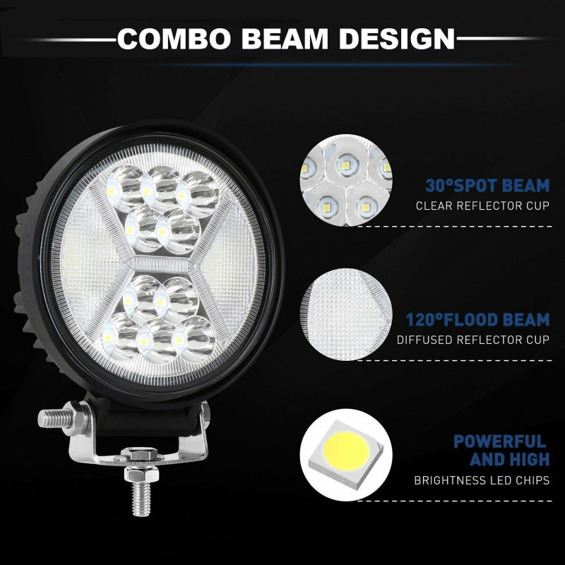 LED radna svjetiljka za automobil, 132W, 4000 lm, 6000K, 12-80V, vijek trajanja 50000 h
