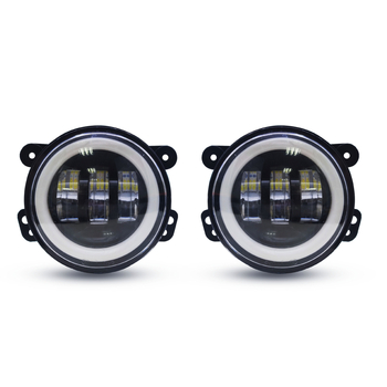 Faruri LED pentru mașină cu corp din aluminiu turnat și PC, 12W, 12-30V, 5000lm, 3000K-5500K