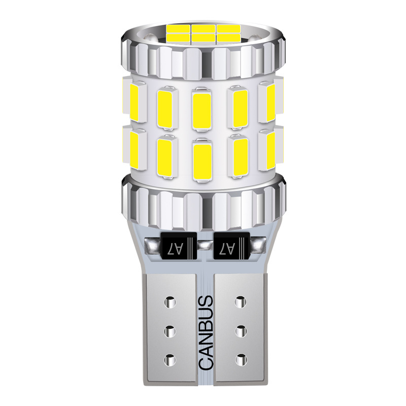 T10 LED svjetlo za poziciju automobila 3014-30SMD, svjetlo registarske pločice, unutarnje svjetlo na krovu, 12-24V, 6000-7000K, 300 lm, CANBUS-kompatibilno