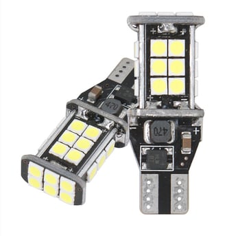 Autó LED hátrameneti és pozíciós fény, T15 modell, LED, 12V, 5W, 7000-7500K (T15; LED; 12V; 5W; 7000-7500K)