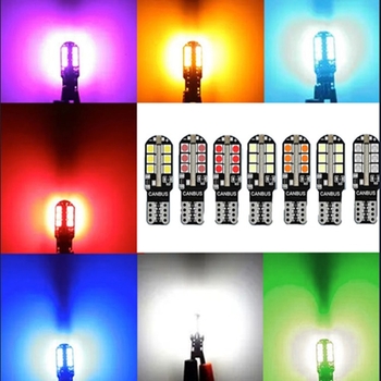 LED žarulja za automobil T10 3030-24SMD za osvjetljenje tablice i unutarnjeg osvjetljenja, CANBUS, 12V, 3W, 6000-8000K