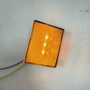 3-LED utánfutó kombinált oldalsó lámpa - szélességi fény, oldalsó fény, riasztó és jelzőfény, modell 003