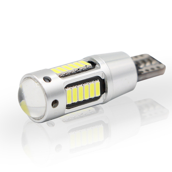 T10 LED lámpa autókhoz, 30SMD 3014, alumínium ház, 12V, élettartam 60000 óra