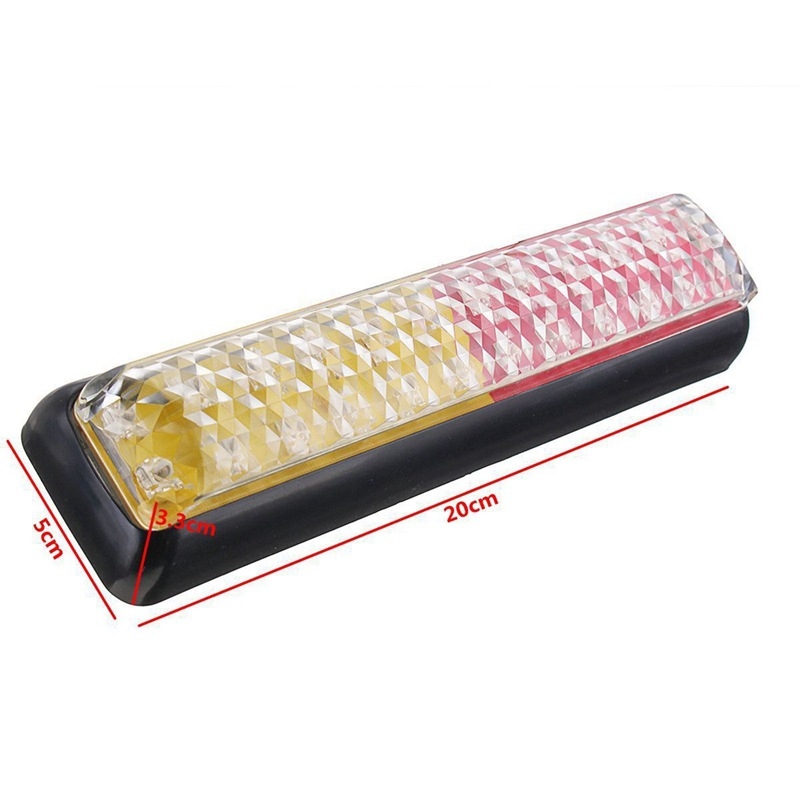 Kamionska LED stražnja svjetla s 24 LED, ABS kućište, 12V, 5W, 3500 lm