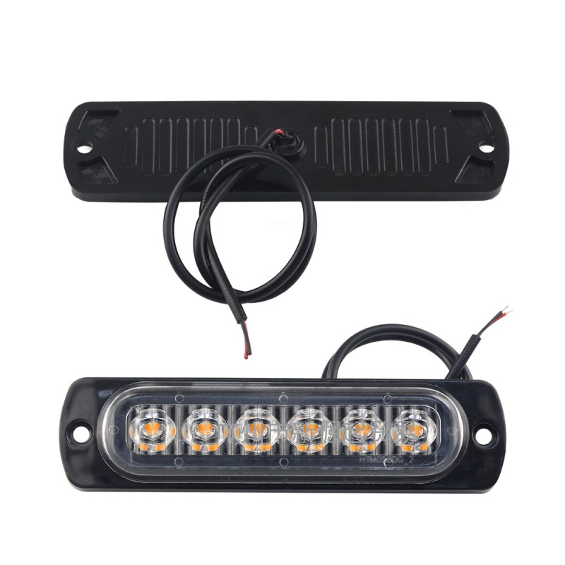 6-LED duga bočna svjetla, 12-24V, ABS kućište, 2835 LED, model I-cl-6led