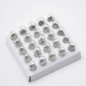 Autó műszerfal lámpa, T10 modell, 12V, 5W, üveg, T10 univerzális aljzat.