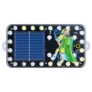 Napelemes mágneses strob hátsó lámpa teherautókhoz, univerzális illeszkedés, modell D55691d