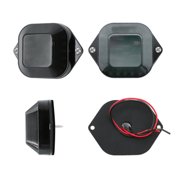 LED bljeskalna lampica za upozorenje Md-f24, 24-LED, 12-24V, 3W, ABS