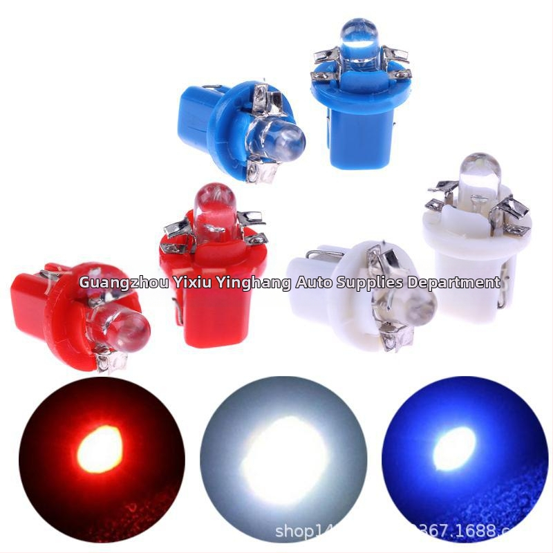 Automobiļu instrumentu lampa, modelis B8.5D, F5 gaismas avots, 12V, platuma indikatorā gaisma