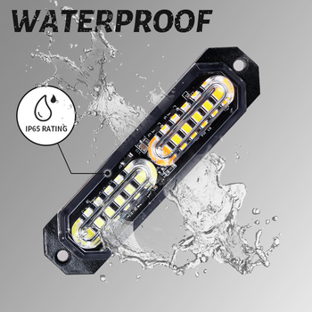 PZ-112T LED bočna svjetla za kamion, 12V-24V, 12W, metalna podloga i PC kućište, kompatibilno sa svim modelima, prilagodljivo