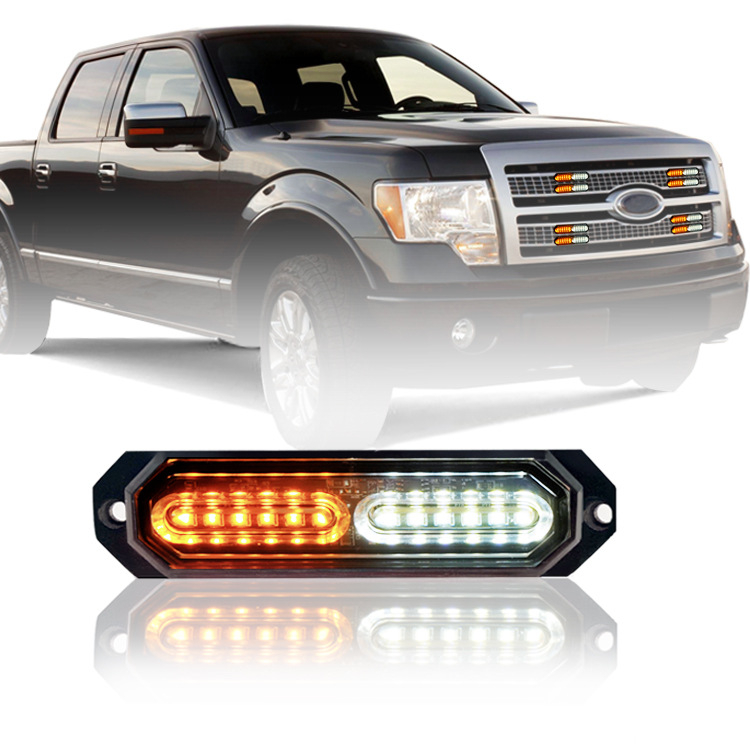 PZ-112T LED bočna svjetla za kamion, 12V-24V, 12W, metalna podloga i PC kućište, kompatibilno sa svim modelima, prilagodljivo