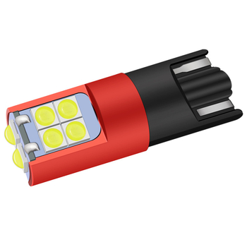 Universális rendszámlámpa 12-24V, LED T10, 2.4W, 3030 LED, 6500K, 50 000 óra