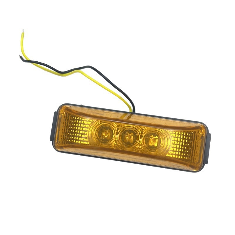3-LED trapezoidna bočna svjetla kamiona s LED indikatorima