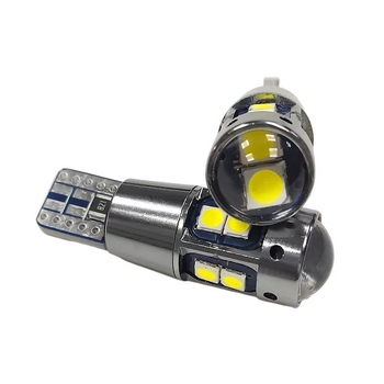 T10 3030 LED širinski indikator i svjetlo za čitanje – 10SMD, 3W, 12V, 8000K, aluminijska legura
