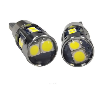 T10 3030 LED širinski indikator i svjetlo za čitanje – 10SMD, 3W, 12V, 8000K, aluminijska legura