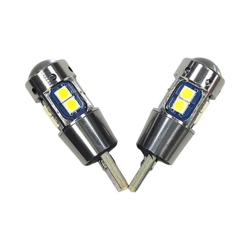 T10 3030 LED širinski indikator i svjetlo za čitanje – 10SMD, 3W, 12V, 8000K, aluminijska legura