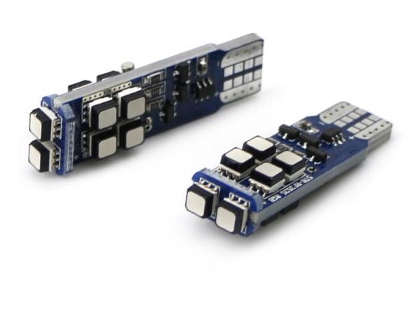 T10 12V RGB LED 10LED 2835 svjetlo za ploču registracije s daljinskim upravljanjem