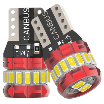 T10 LED világítás rendszám és olvasólámpa számára, 12V, 18SMD 3014, 6500K, 2.1W