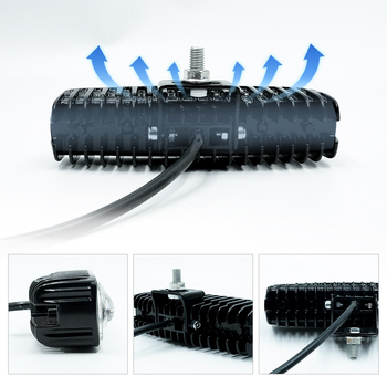 Lampa de avertizare pentru stivuitor, carcasă din aluminiu, 10W, 12-80V, universală