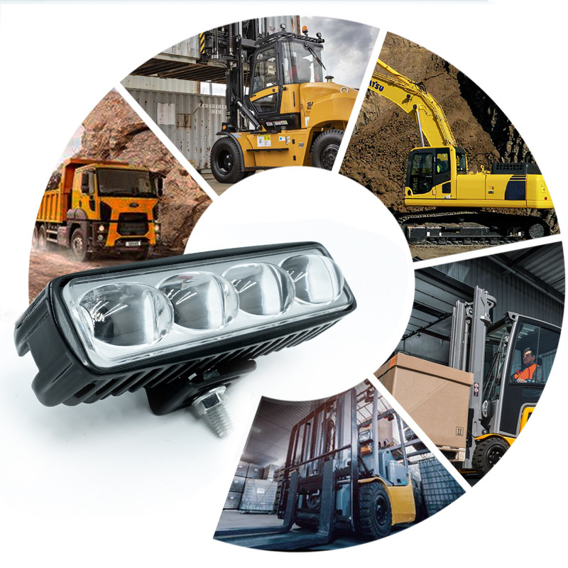 Lampa de avertizare pentru stivuitor, carcasă din aluminiu, 10W, 12-80V, universală