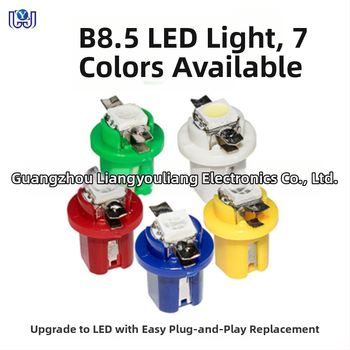 Automobiļa instrumentu apgaisojums B8.5 1SMD, 12V, LED 5050, 6000K