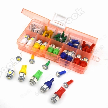 Autó műszerfal világítás, modell T5/T10 SMD5050/1210SMD, LED, 12V, 5000K