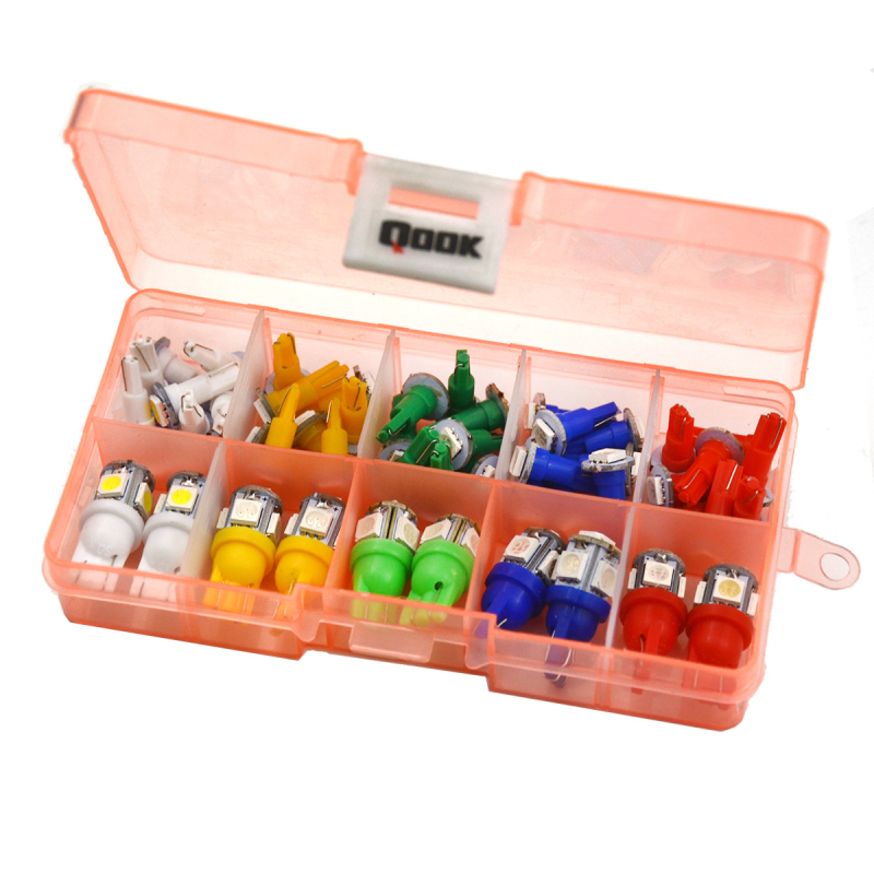 Autó műszerfal világítás, modell T5/T10 SMD5050/1210SMD, LED, 12V, 5000K