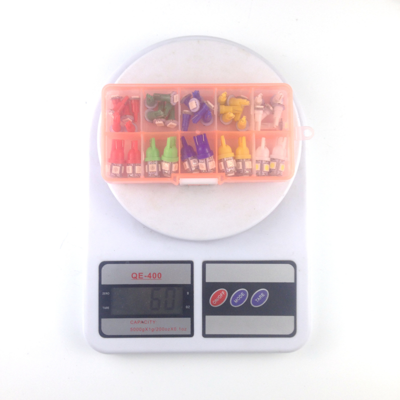 Autó műszerfal világítás, modell T5/T10 SMD5050/1210SMD, LED, 12V, 5000K