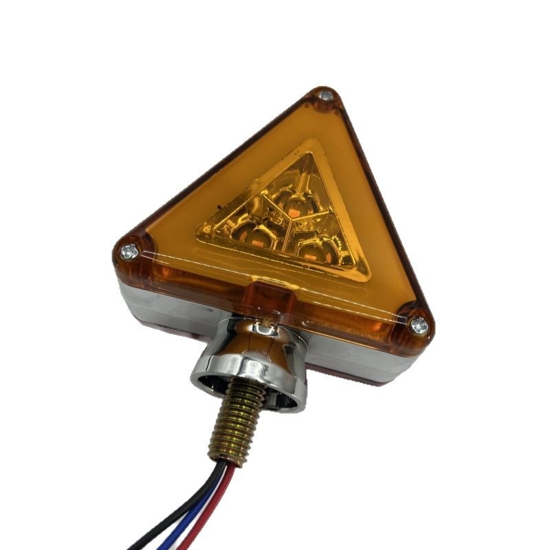 Lumină laterală triunghiulară pentru camion cu semnal LED, Model 004, Material ABS PMMA