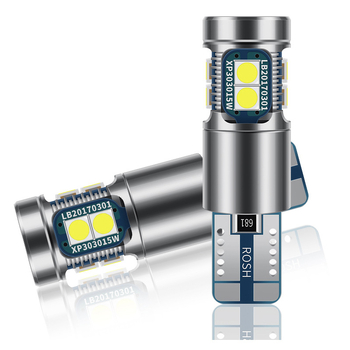 Lumină LED T10 pentru mașini, 9SMD 3030, 3W, DC12-24V, 6500K, 400 lm