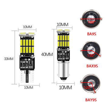 BA9S 4014 SMD LED indikatorska svjetiljka, univerzalna uporaba, 12V, 2.52W, 6500K