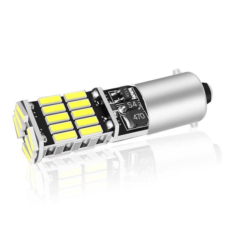 BA9S 4014 SMD LED indikatorska svjetiljka, univerzalna uporaba, 12V, 2.52W, 6500K