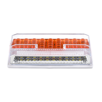 Lumina laterală LED în formă de I pentru camioane și vehicule industriale, 24V, caroserie din plastic, cu șuruburi, model 233262