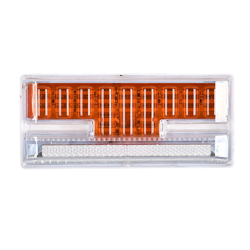 Lumina laterală LED în formă de I pentru camioane și vehicule industriale, 24V, caroserie din plastic, cu șuruburi, model 233262