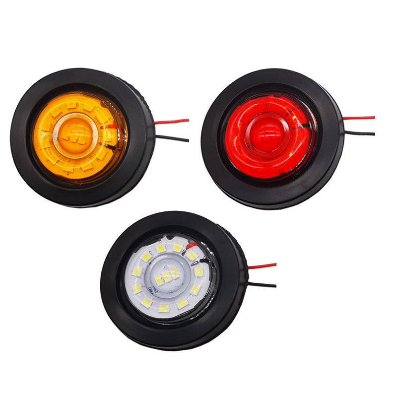 Lumină laterală LED circulară pentru camioane și furgonete, 12-24V, IP68, 6W, 6000lm, model SL-214
