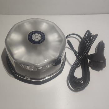 Automašīnas jumta LED gaisma ar COB, 8 LED, 12-24V, zibspuldzes gaisma