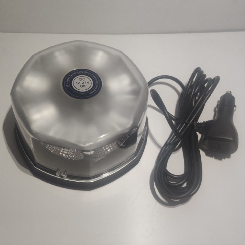 Automašīnas jumta LED gaisma ar COB, 8 LED, 12-24V, zibspuldzes gaisma