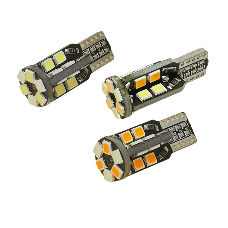 FULASH Auto LED dvobojno svjetlo T10 2835 22SMD, CAN dekodiranje, osvijetljenje registarske pločice, svjetlo na vratima i stražnje svjetlo