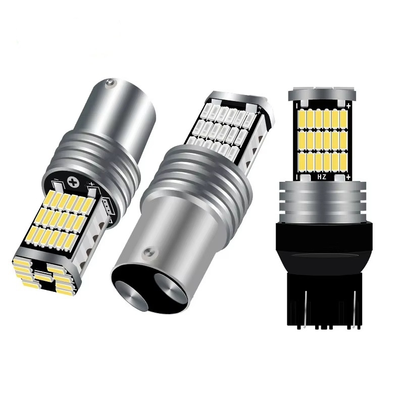 Auto LED stražnja svjetla s dekoderom, T15 4014 45SMD, 12V 5W, LED 4014, univerzalna kompatibilnost, vijek trajanja 50 000–100 000 sati