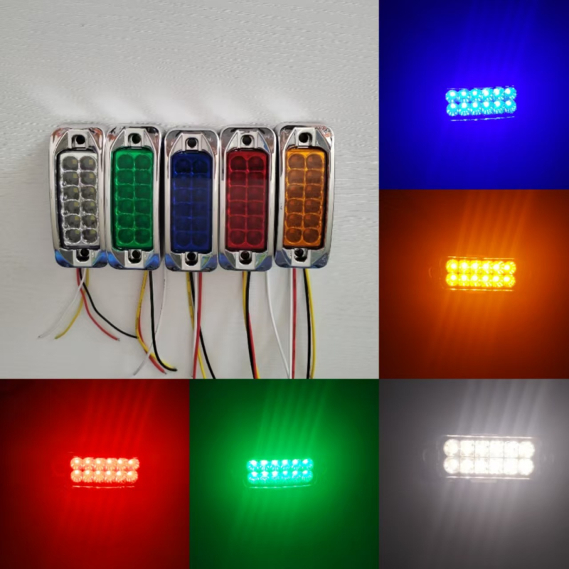 Kamionska LED bočna svjetiljka s pokazivačem širine, 12-24V, 6W, LED tip 2835, IP67, trajanje 50 000 h
