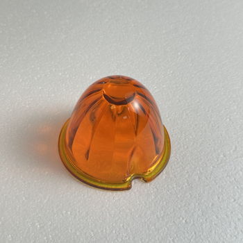 Stikla lampas vāciņš automašīnai, melones formas, apaļš stikla vāciņš LED signālam kravas automašīnai — modelis 85MM, materiāls stikls, biezums 2,5