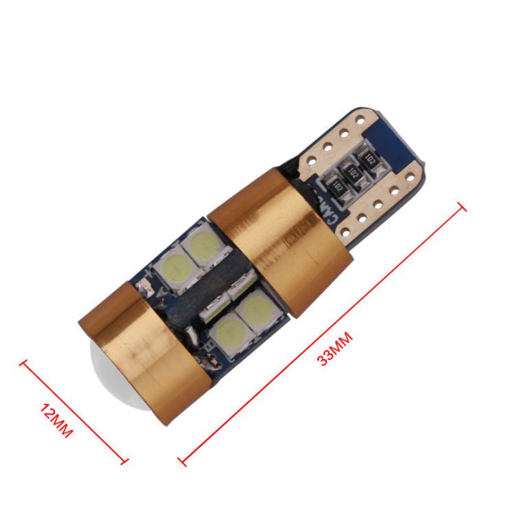 Lampă LED T10/W5W 360°, 5W, 12V, pentru numărul de înmatriculare și semnalizatorul de lățime