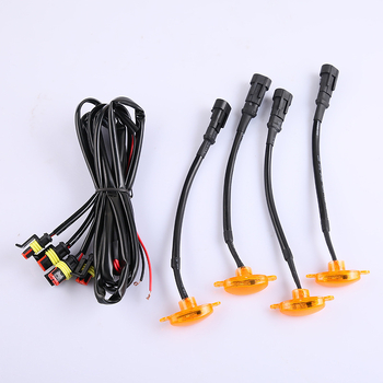 LED dnevna svjetla za automobilsku rešetku, dekorativni retrofit, 12V, 8W, 8000K