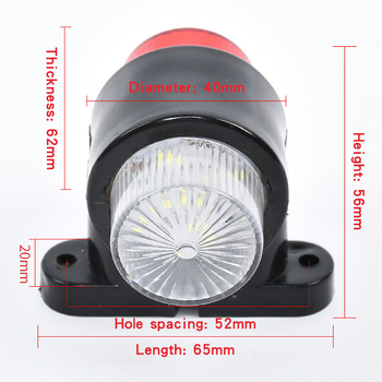 Lampa laterală LED pentru camion, 12-24V, Modelul 007, durată de viață 1 000 000 h, Compatibil cu camioane, vanuri și autoturisme